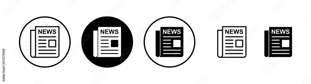 Newspaper icon vector illustration. news paper sign and symbolign Newspaper icon vector illustration. news paper sign and symbolign