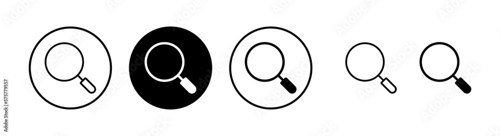 Search icon vector illustration. search magnifying glass sign and symbol Search icon vector illustration. search magnifying glass sign and symbol