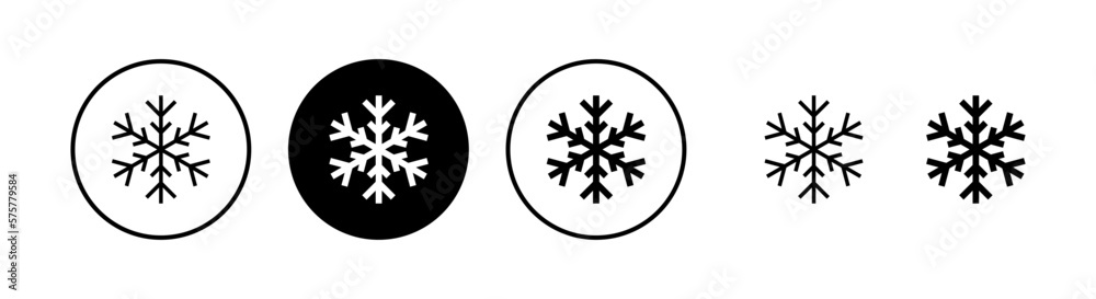 Snow icon vector illustration. snowflake sign and symbol Snow icon vector illustration. snowflake sign and symbol