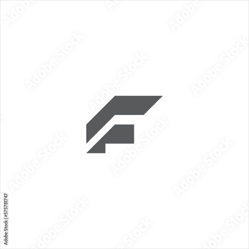 Modern Custom Letter F logo design 