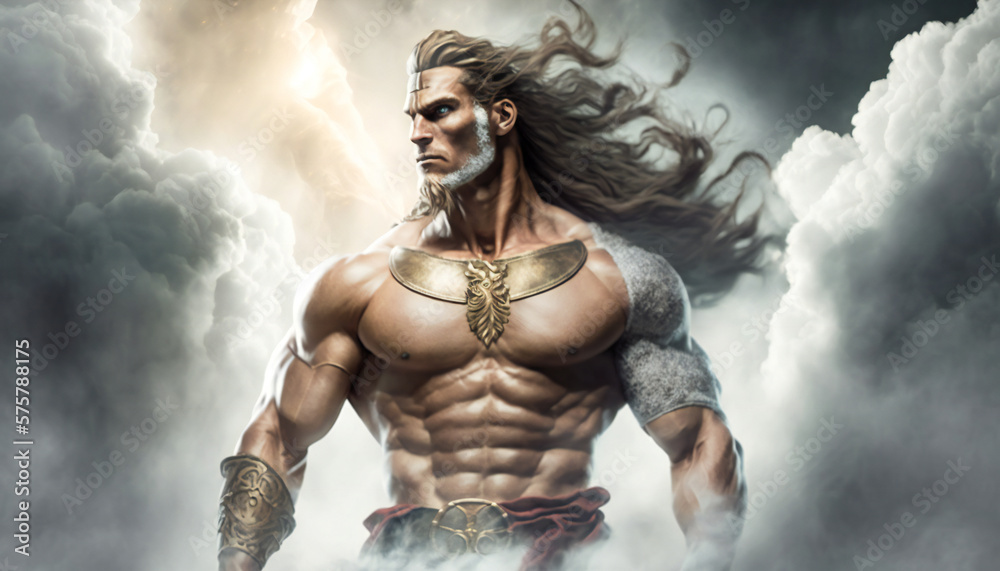 Loki, a cunning trickster - German Mythologies - Generative AI