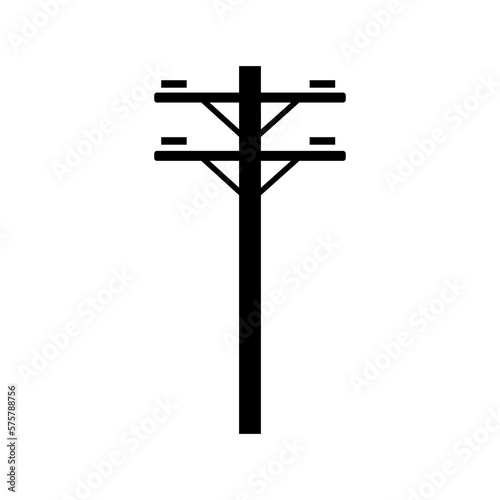 power pole icon vector trendy style illustration on white background..eps