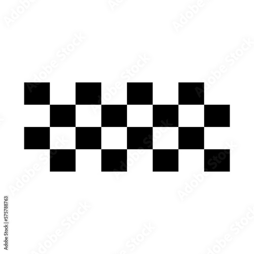  racing flag icon illustration logo template ion white background..eps
