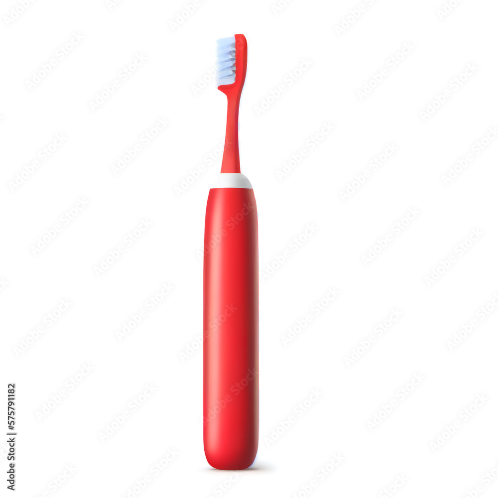 Red Toothbrush Generative AI Red Toothbrush Generative AI