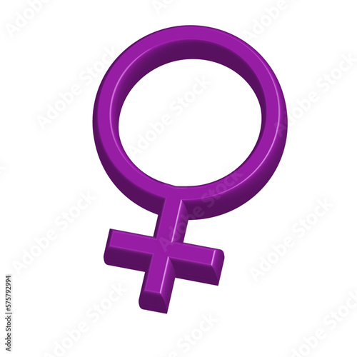 Female logo icon 3D