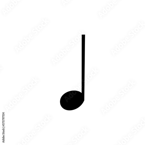 Scale notes simple icon on white background