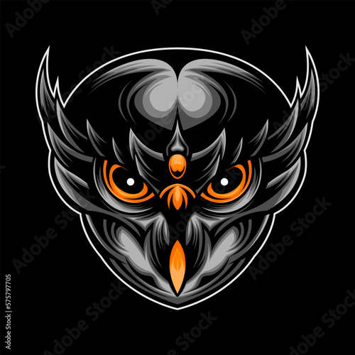Owl head esport logo