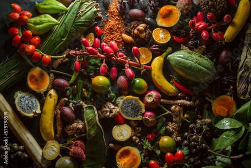 Fototapeta Naklejka Na Ścianę i Meble -  Alimentos amazónicos del Ecuador