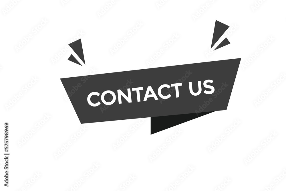 contact us button vectors.sign label speech bubble contact us
