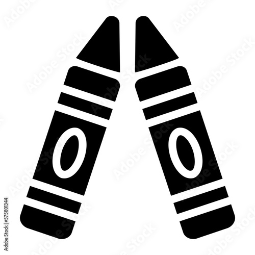 crayon glyph icon