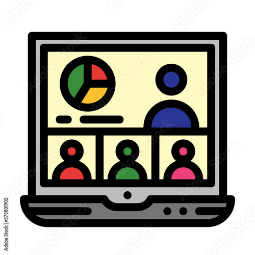 Online Presentation Icon