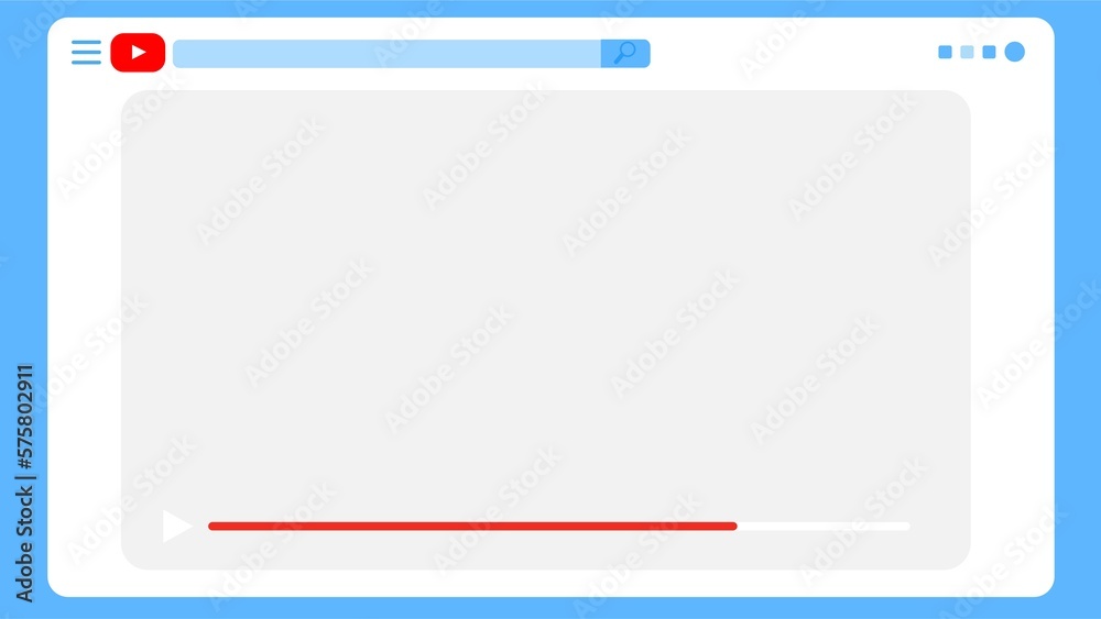 YouTube Blank Slide Background for PowerPoint YouTube Blank Slide Background for PowerPoint
