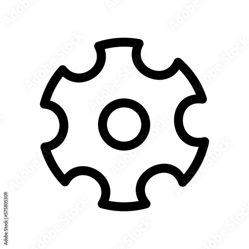 setting icon or logo isolated sign symbol vector illustration - high quality black style vector icons
