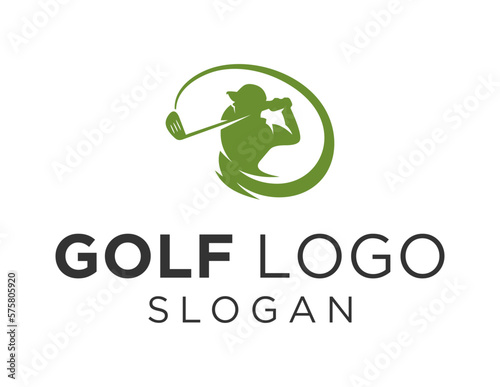 Logo about Golf on a white background. created using the CorelDraw application.