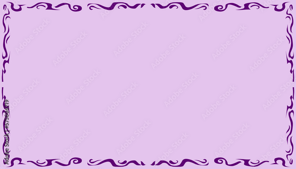 Purple abstract frame border texture illustration background
