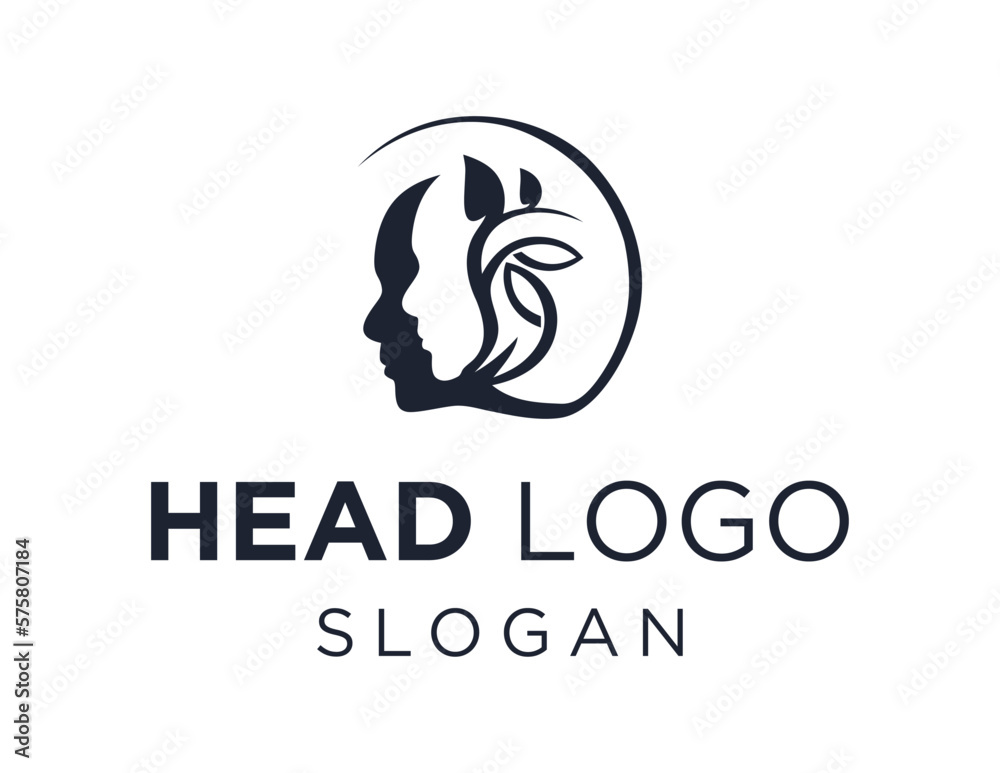 Logo about Head on a white background. created using the CorelDraw application. Logo about Head on a white background. created using the CorelDraw application.