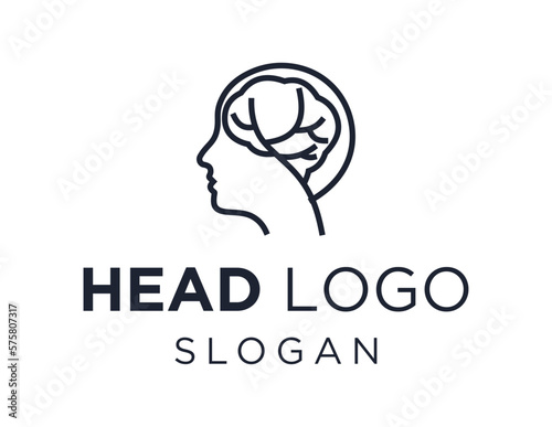 Logo about Head on a white background. created using the CorelDraw application.