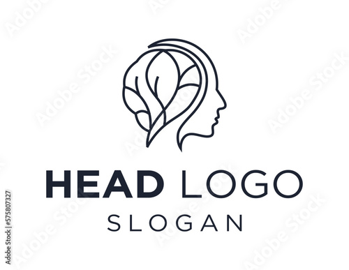 Logo about Head on a white background. created using the CorelDraw application.