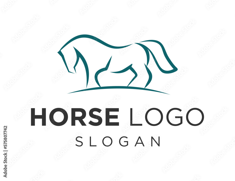 Logo about Horse on a white background. created using the CorelDraw application. Logo about Horse on a white background. created using the CorelDraw application.