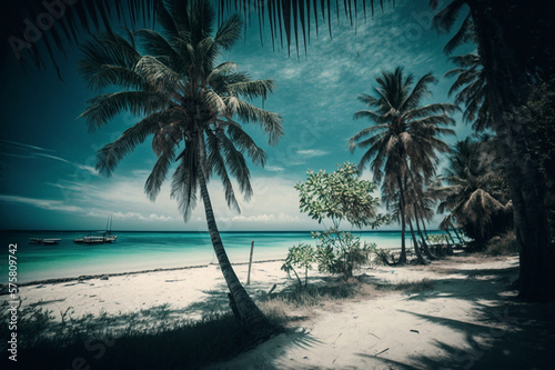 beautifull beach - wallpaper © hotstock