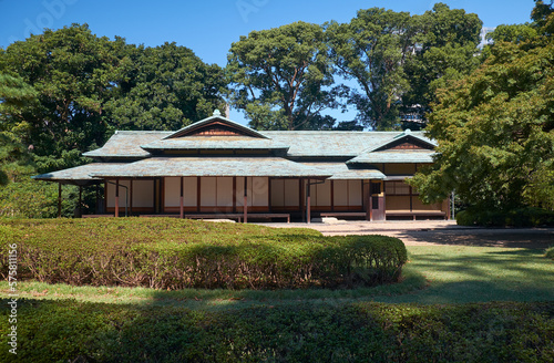 Suwa no Chaya teahouse on the Tokyo Imperial Palace ground. Tokyo. Japan