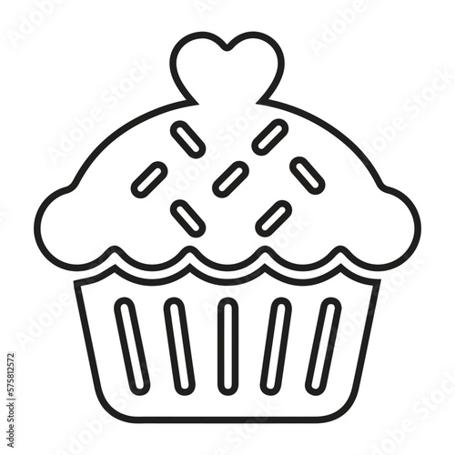 Cupcake, dessert, food icon