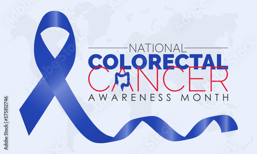 National Colorectal Cancer Awareness Month. Save Lives with Prevention Awareness concept observed on March