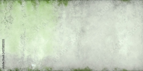 Cement background with green tints. AI-generated.