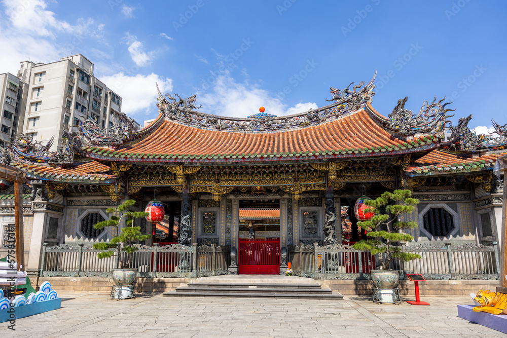 Bangka Lungshan Temple in Taipei city