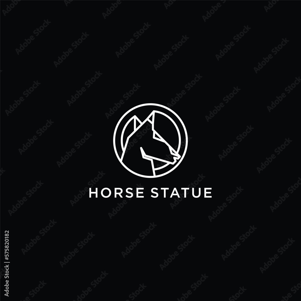 Horse Logo Symbol Vector,flat Horse Logo Symbol Vector,flat