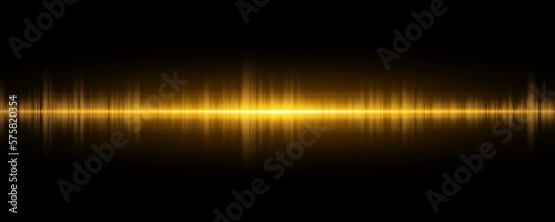 Abstract glowing sound vibrations. Futuristic background for equalizer design. Vibration of light. Bright flash of light. Vector illustration