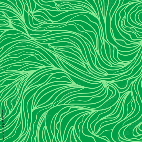 Wavy background. Hand drawn waves. Stripe texture with many lines. Waved pattern. Colored illustration for banners, flyers or posters