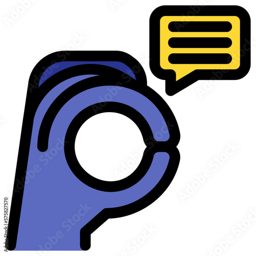 Sign Language Icon