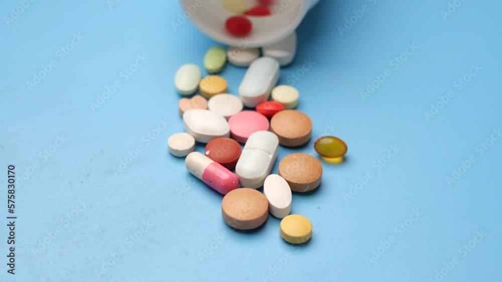 Close up of many colorful pills and capsules Close up of many colorful pills and capsules