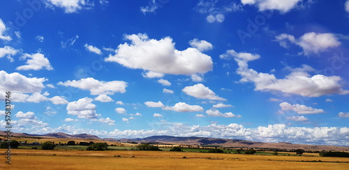 landscape with clouds and sky