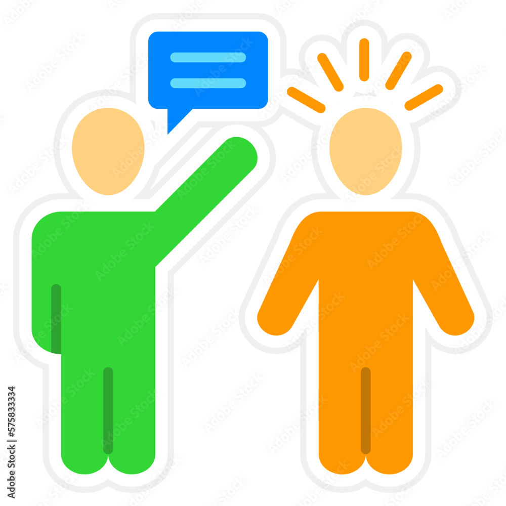 Argument Sticker Icon Argument Sticker Icon