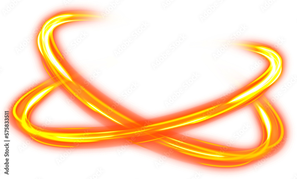 Naklejka premium shape made of fire