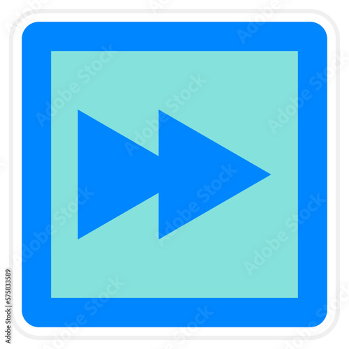Forward Sticker Icon Free Download Forward Sticker Icon - GFXLoad