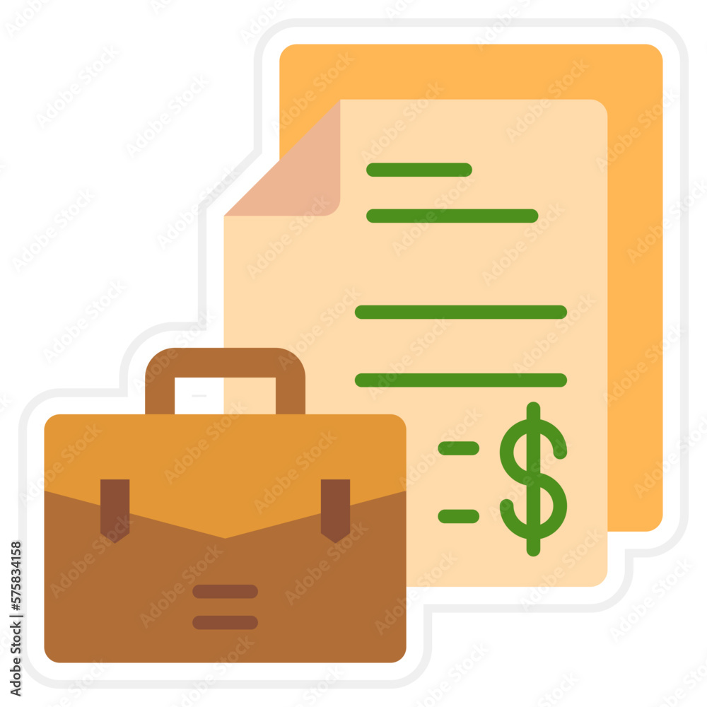 Portfolio Sticker Icon Portfolio Sticker Icon
