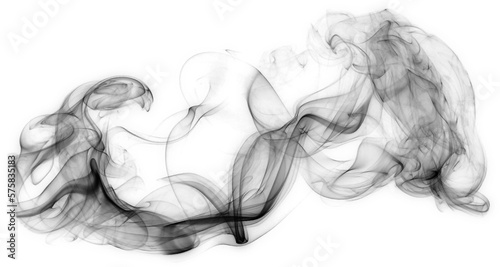 dynamic black fine smoke illustration photo