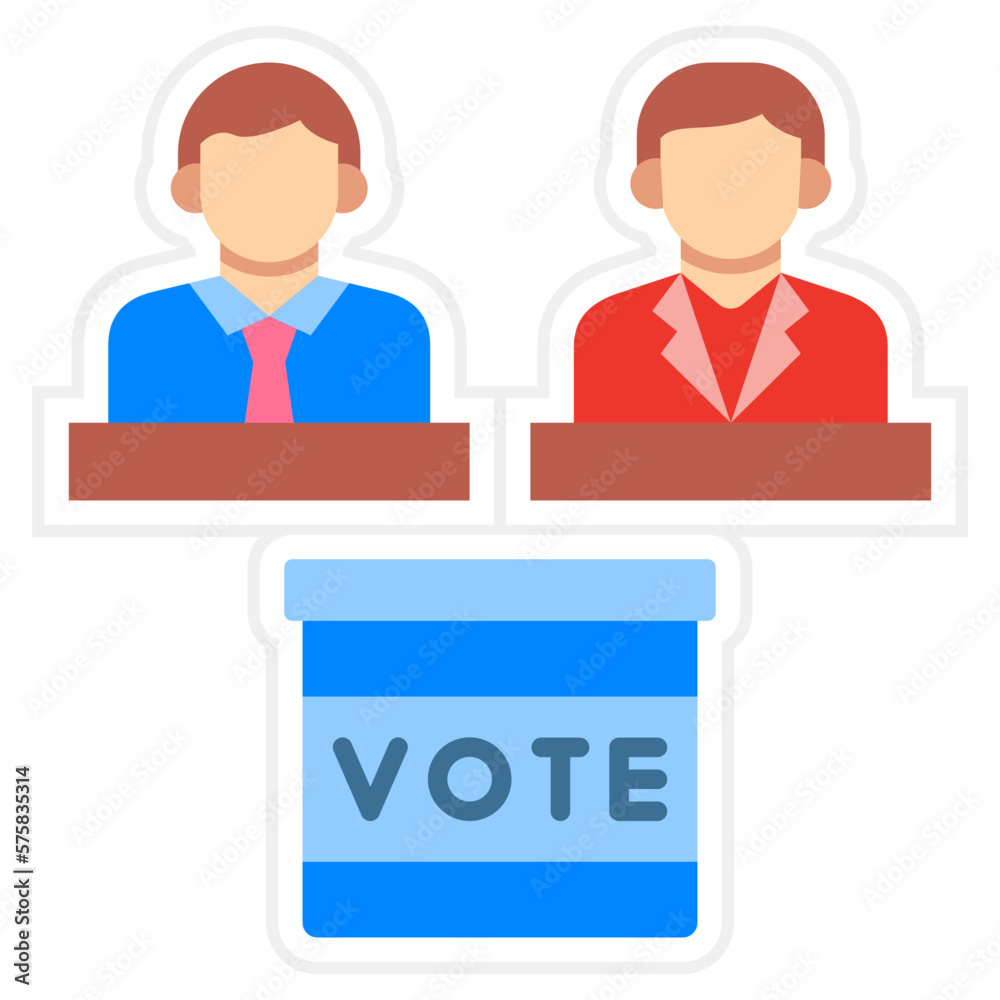 Elections Sticker Icon