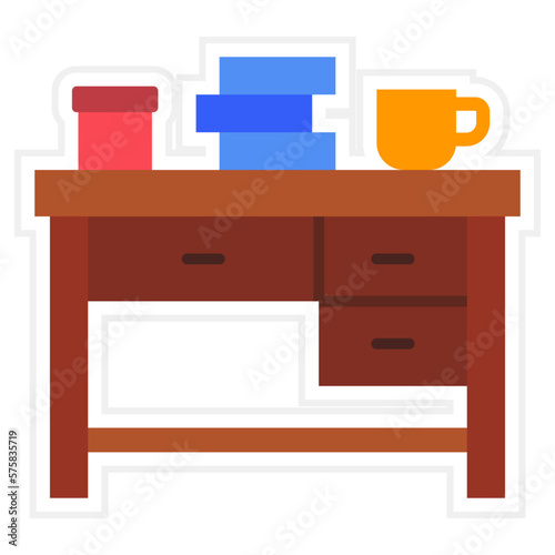 Table Sticker Icon