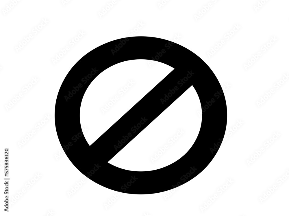 3d render of a forbidden sign not allowed 3d render of a forbidden sign not allowed