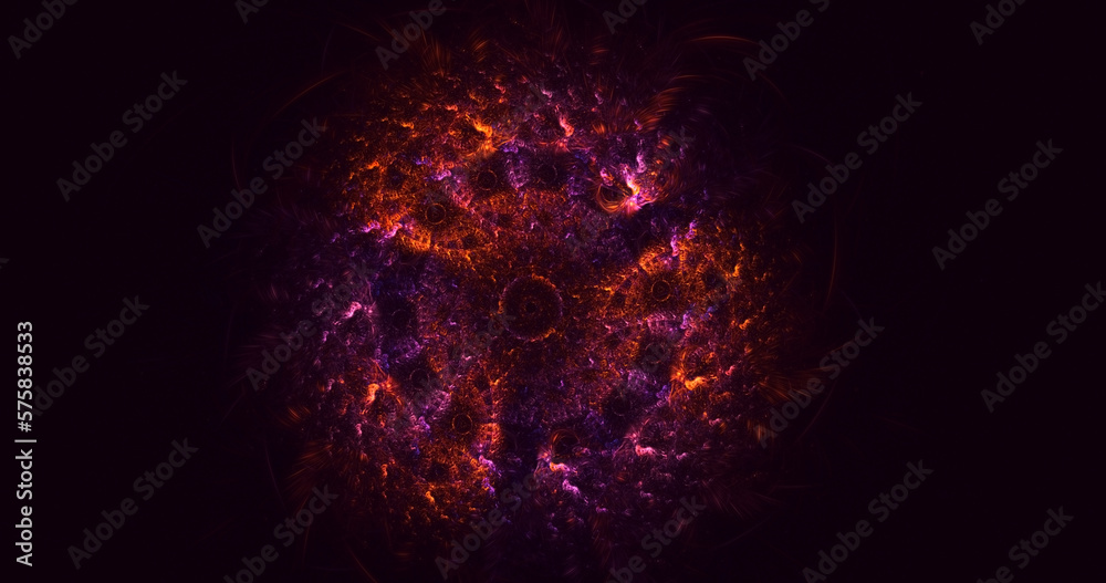 3D rendering abstract round light background 3D rendering abstract round light background