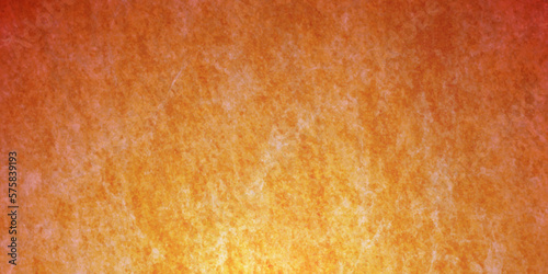 Yellow grunge textured wall surface for background . Orange cement wall texture. 