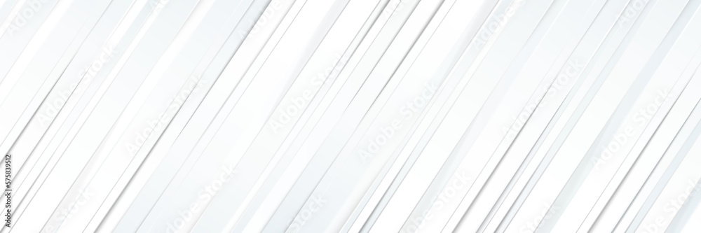 Fototapeta premium Clean and Minimalistic White Banner
