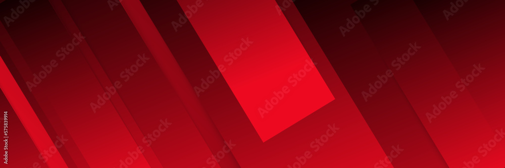 Dark Black and Red Background with Space for Copy