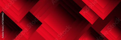 Contemporary Black and Red Abstract Background with Elegant Lines