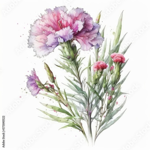 bouquet of flowers isolated