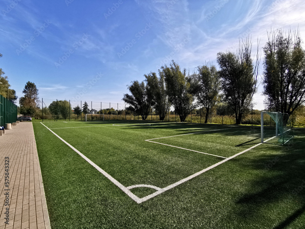 Fototapeta premium Small football pitch